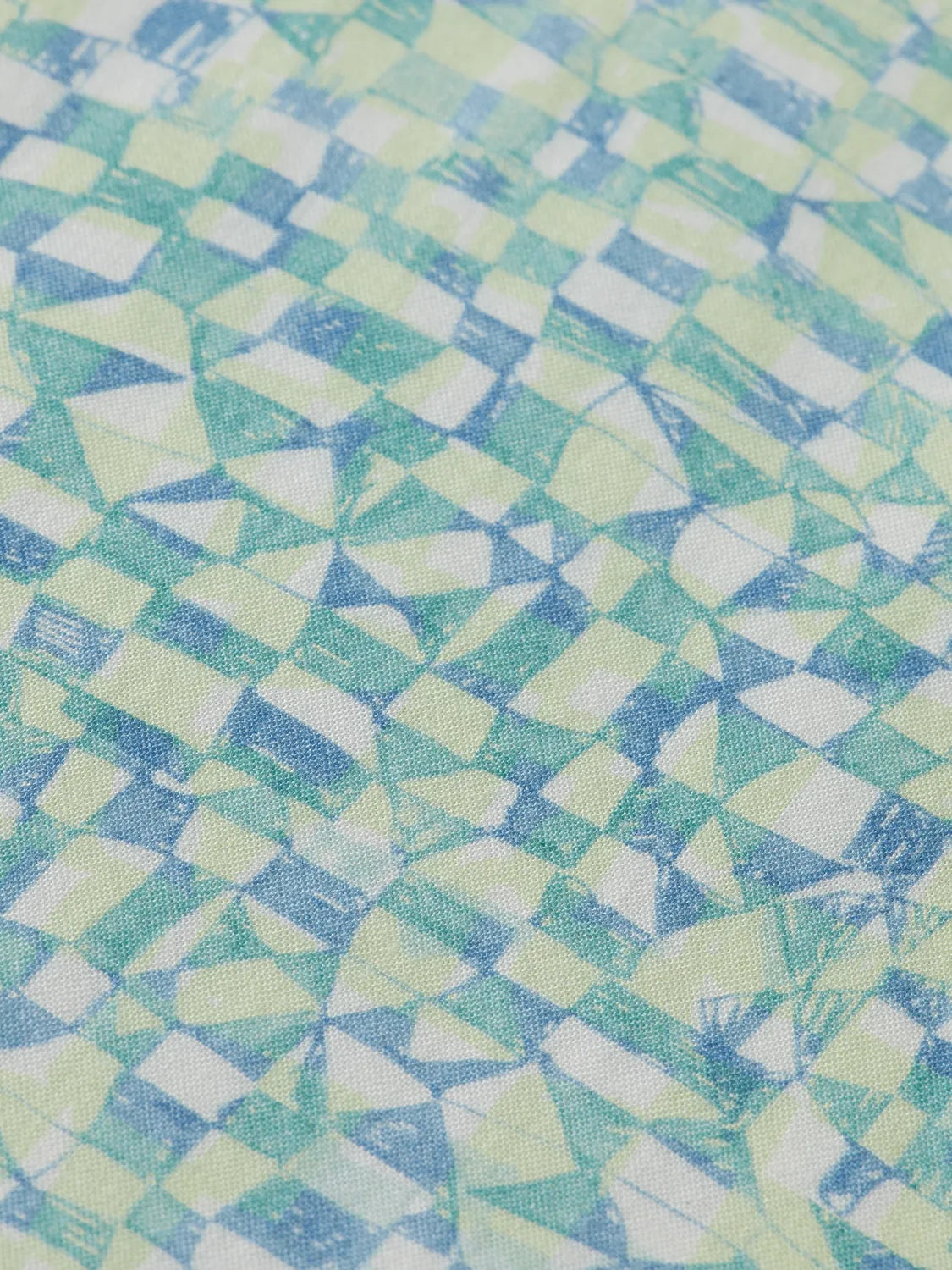 Printed Short Sleeve Regular-Fit Viscose Shirt