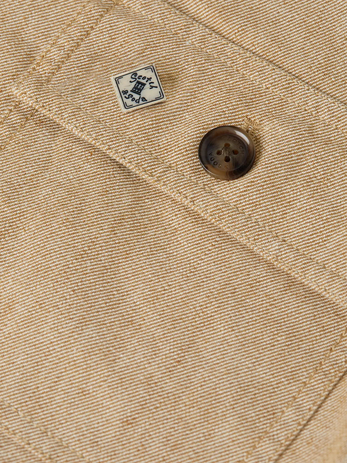 Cotton Linen Twill Worker Jacket