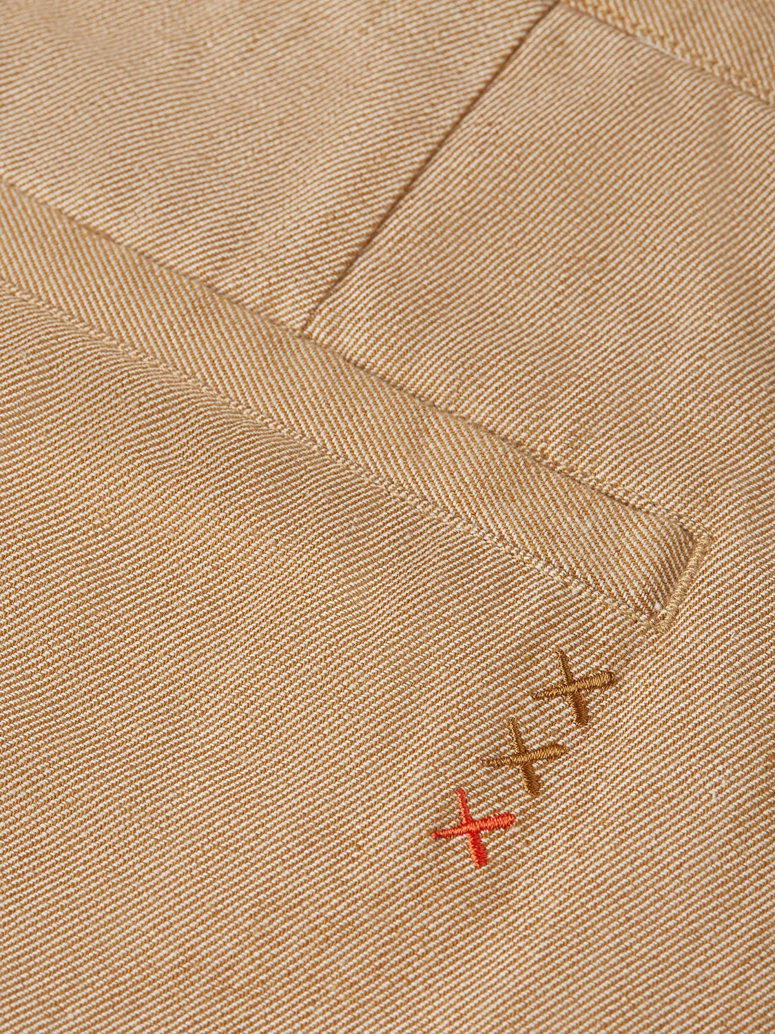 Harper Linen Blend Twill Tapered-Fit Chino
