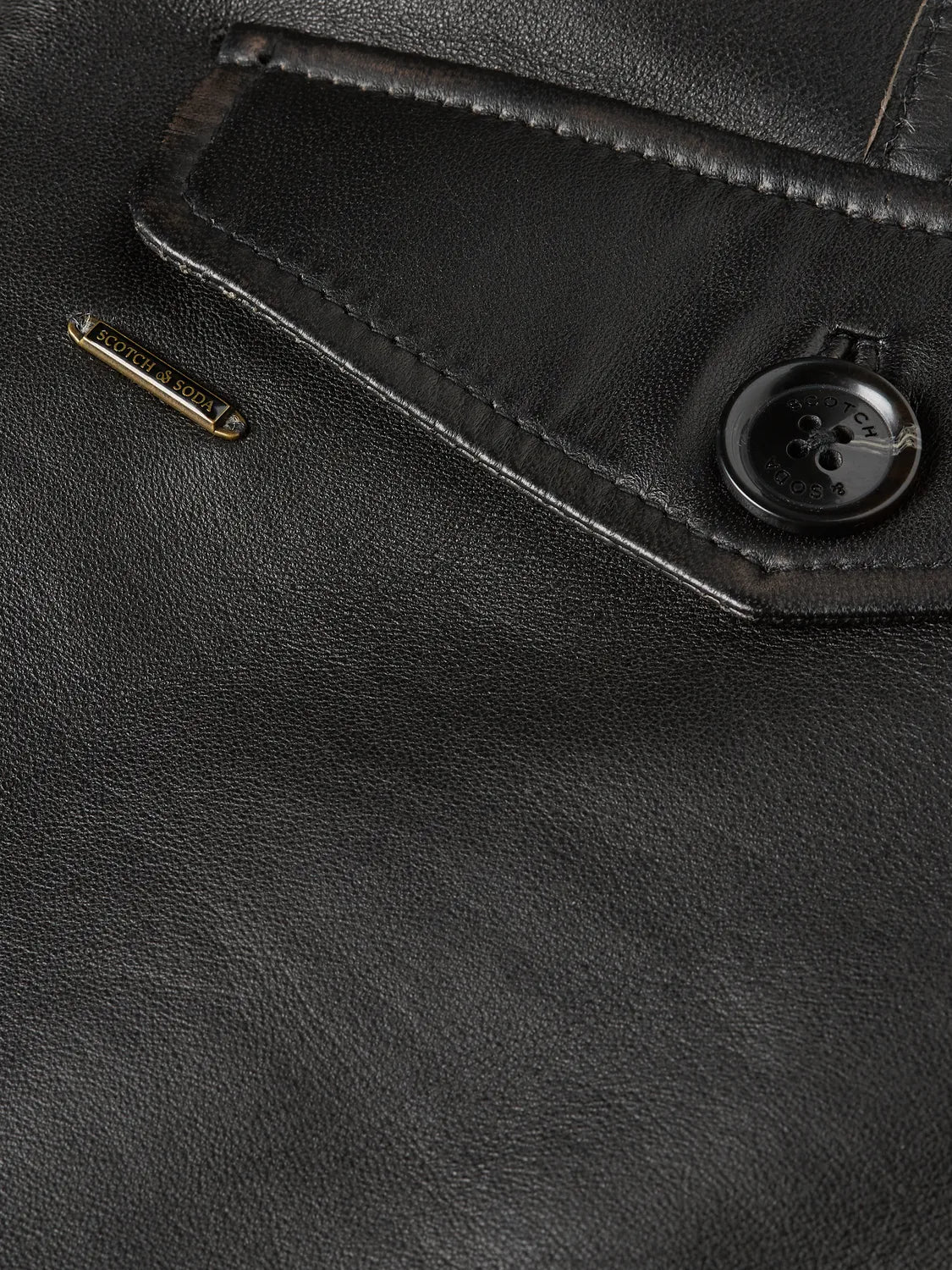 Hooded Flight Leather Jacket