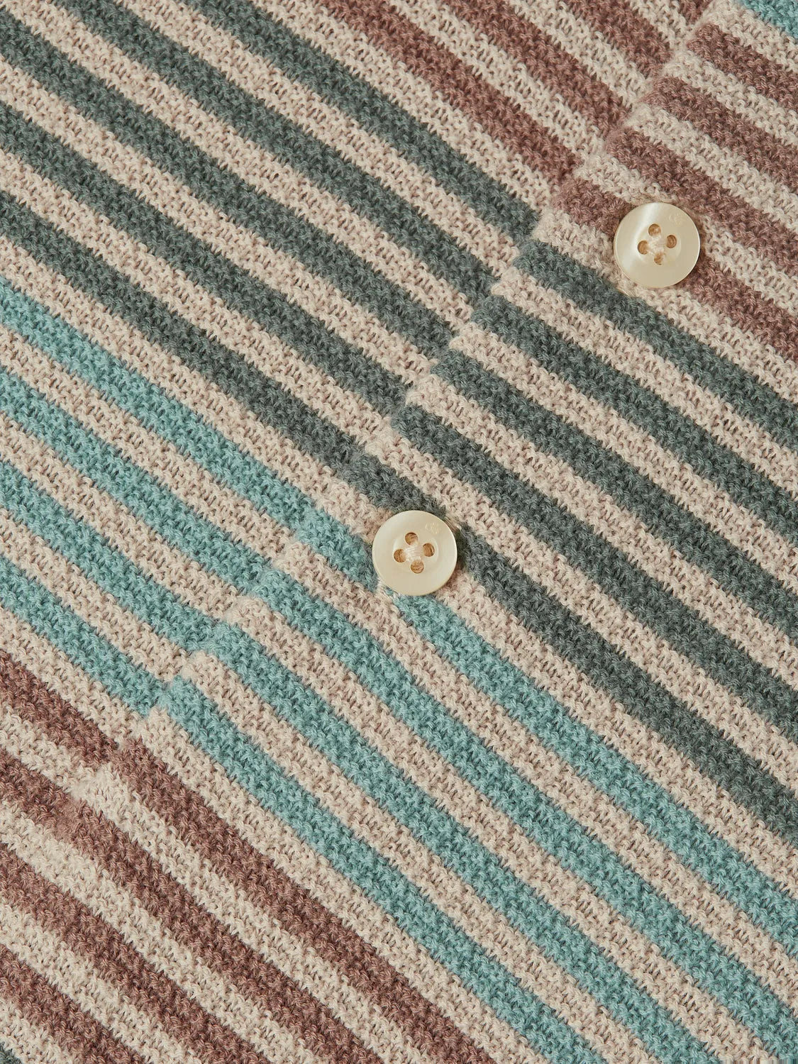 Striped Knitted Regular-Fit Polo
