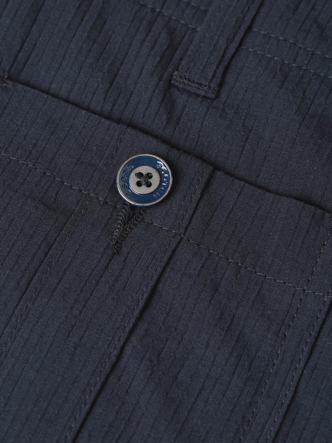 Crinkled Cotton-Blend Relaxed Straight-Fit Chino