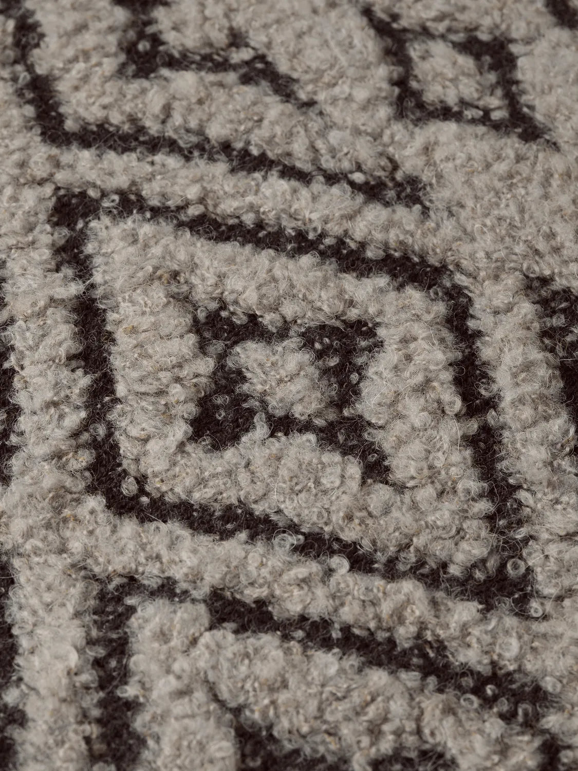 Jacquard Wool-Blend Relaxed-Fit Zip-Through Pullover