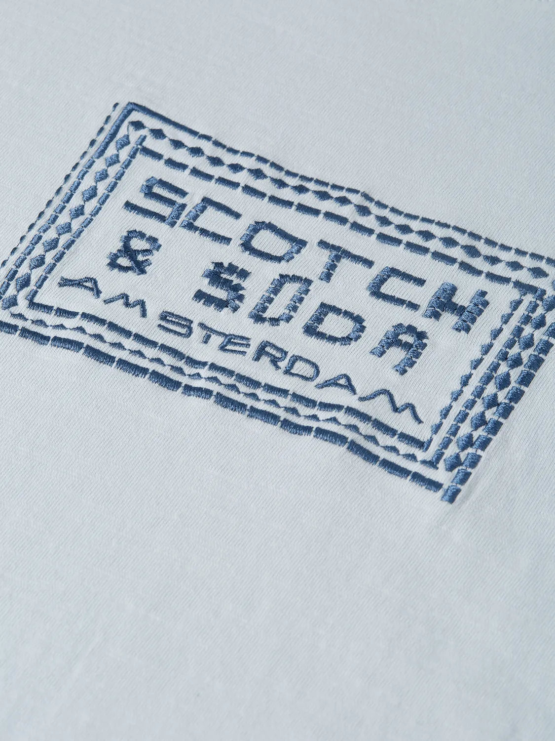 Embroidered Front Artwork Relaxed-Fit T-Shirt