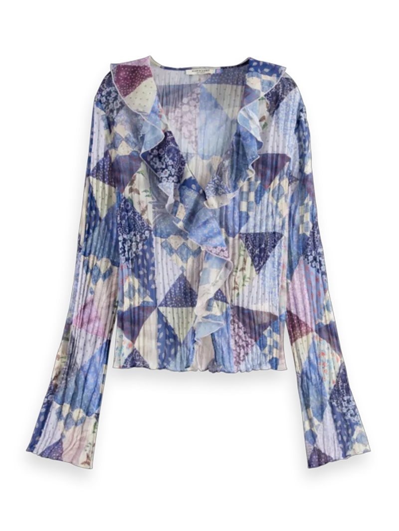 Quilted Ruffle Top