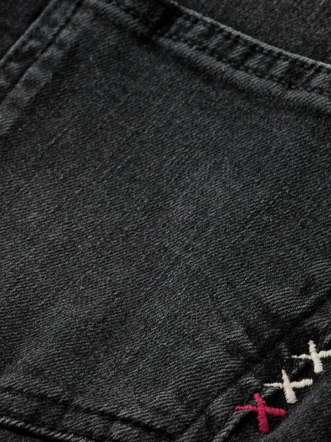Girls' Core The Wave Wide Leg Jeans - Black Night
