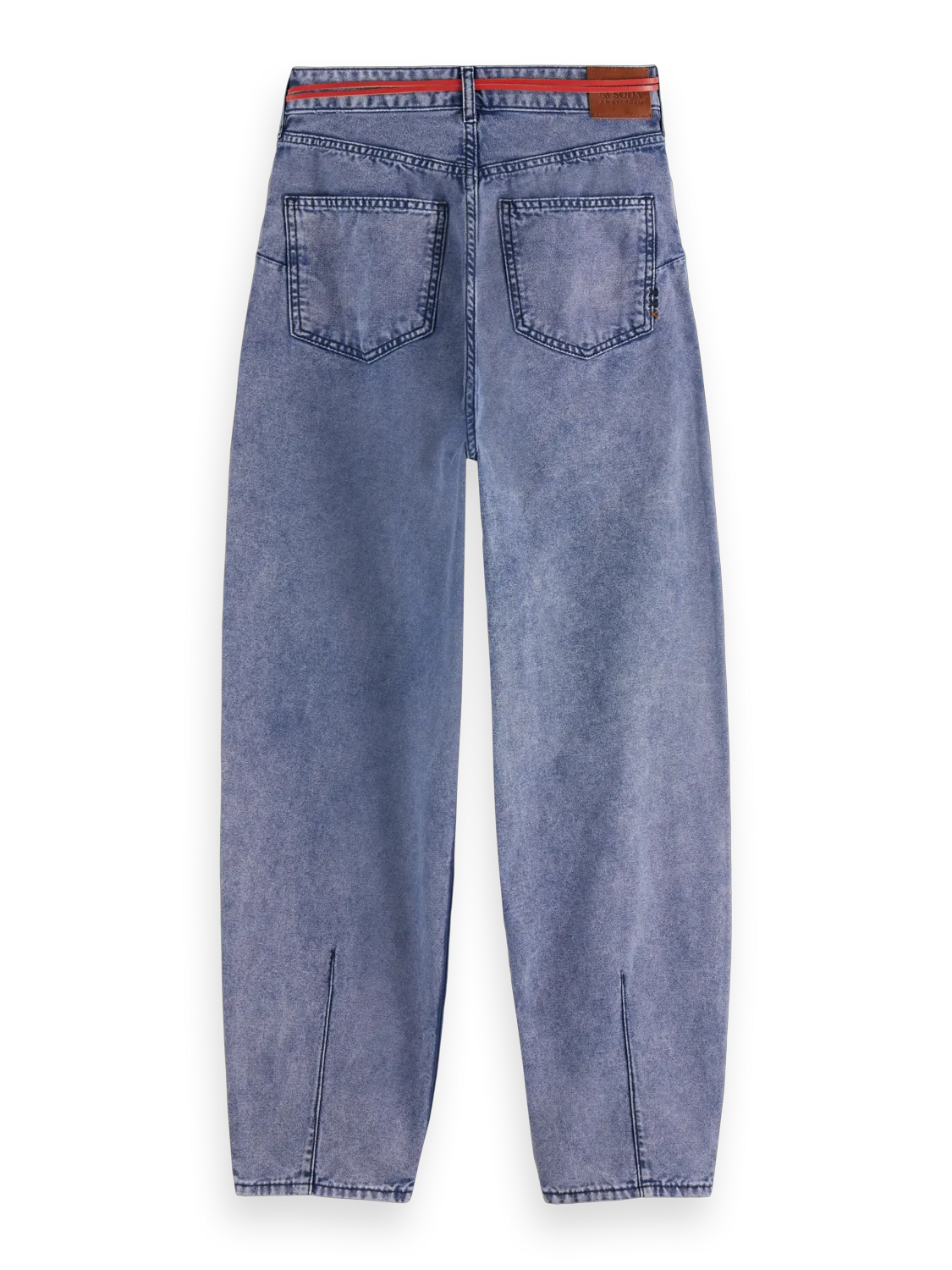 The Tide Longer Inseam Balloon Jeans In Mountain Dyed Canvas