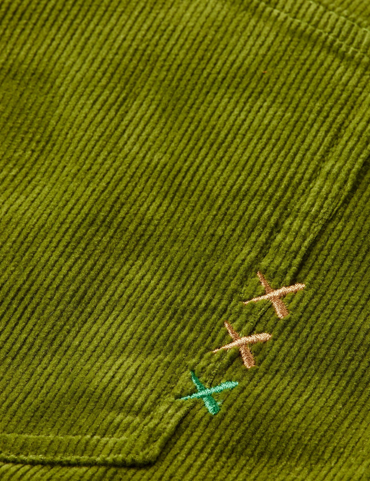 The Zee straight jeans in coloured corduroy
