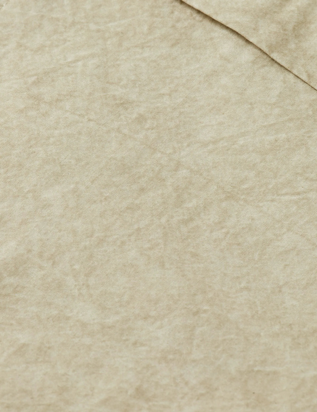 Washed layered short-sleeved shirt