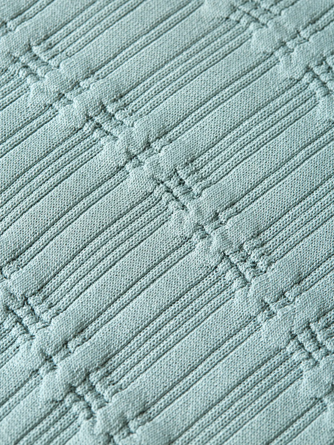 Ripple Stitch Fitted Pullover