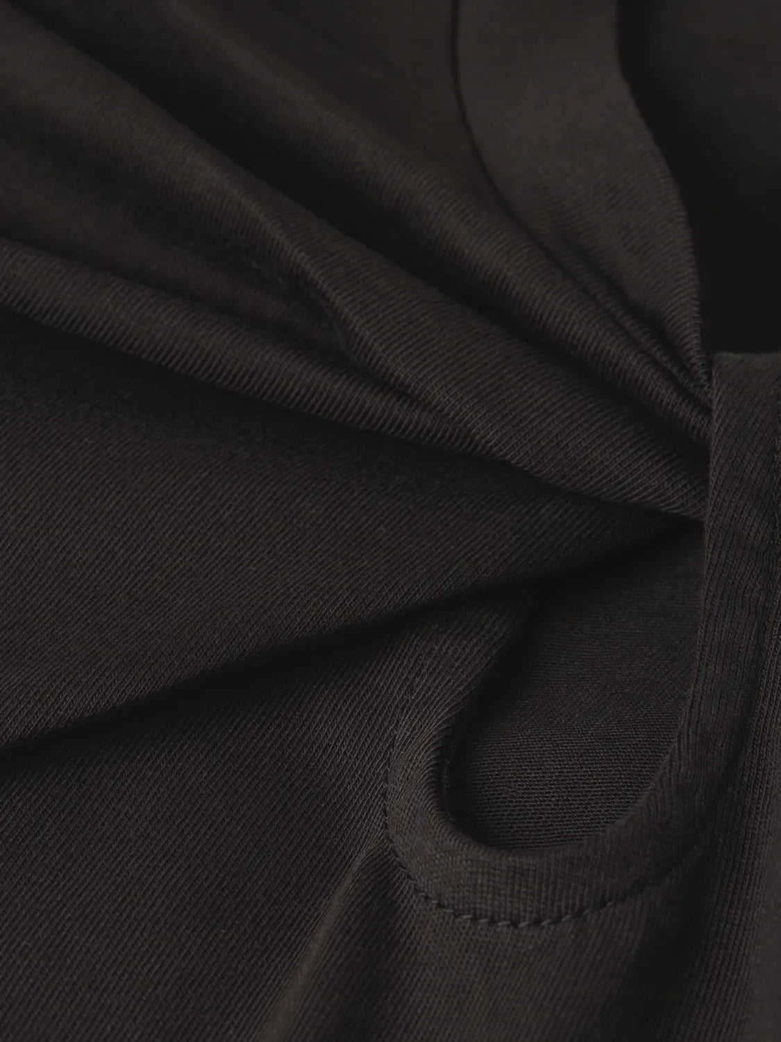 Twisted Neckline T-Shirt