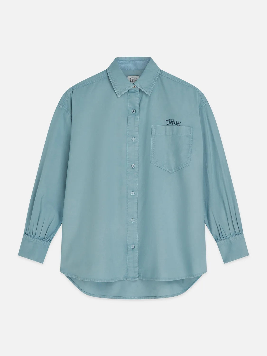 Garment Dyed Oxford Oversized-Fit Shirt