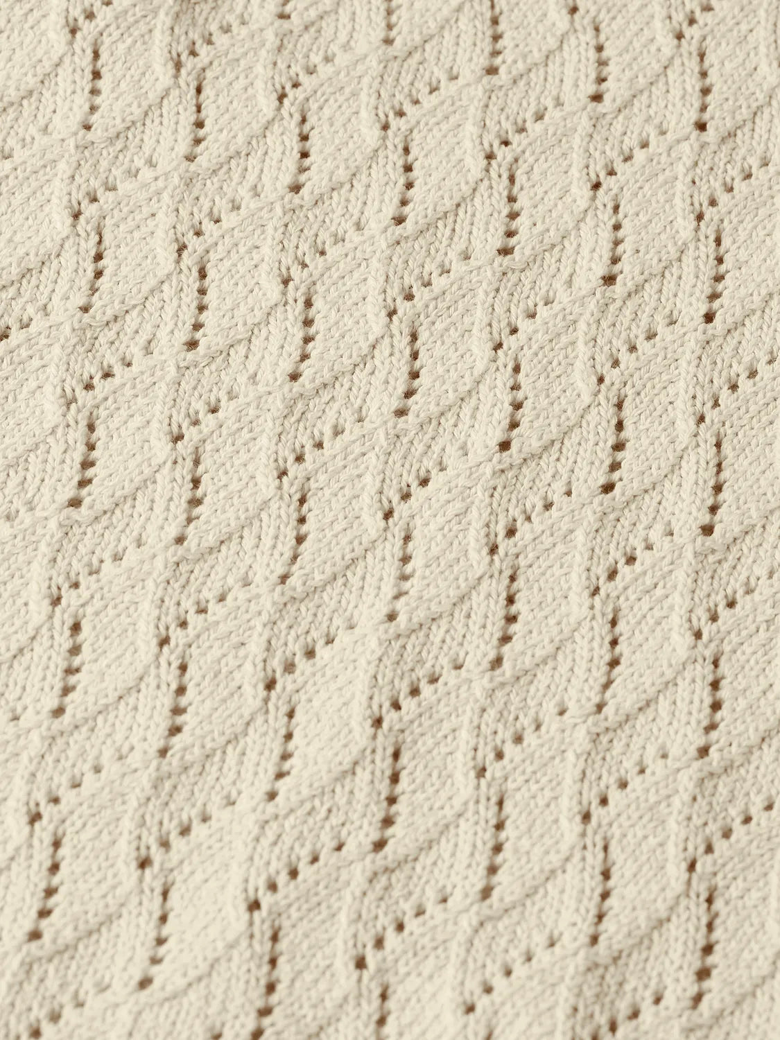 Pointelle Stitch Knitted Short Tunic Dress
