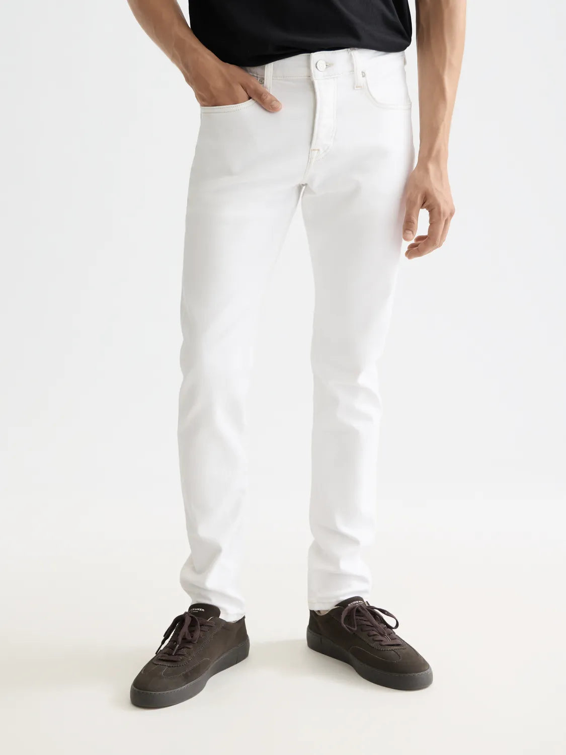 Core - Ralston Regular Slim Jeans | Cool White