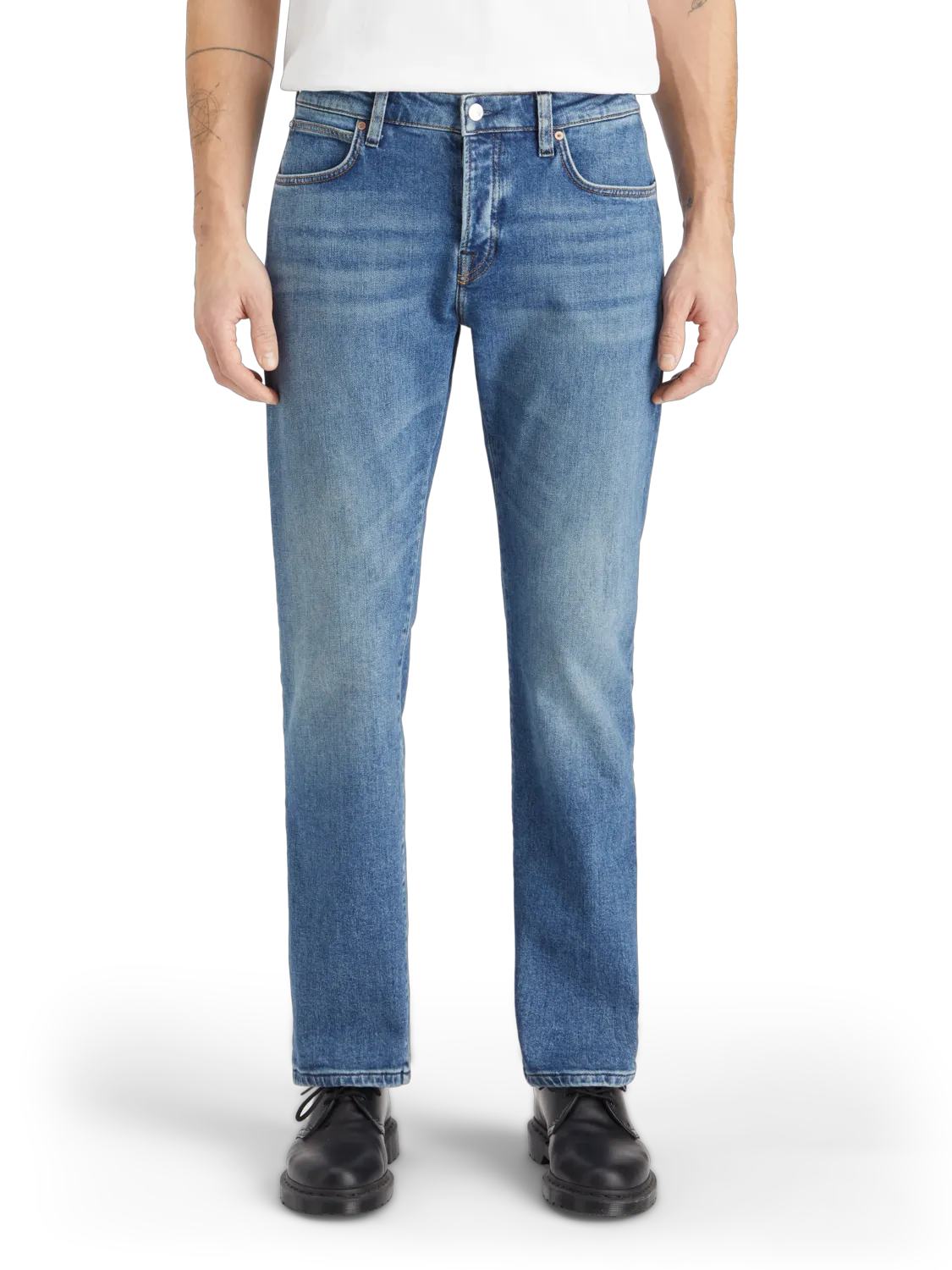 Essentials — The Zee Straight Fit Jeans | Blue Moves