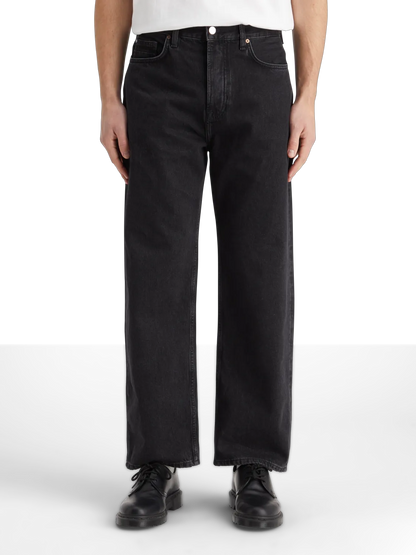 Essentials — The Pitch Loose Fit Jeans | Black Buzz