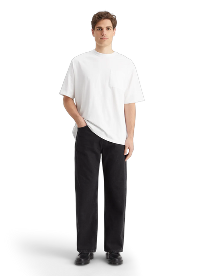 Essentials — The Pitch Loose Fit Jeans | Black Buzz
