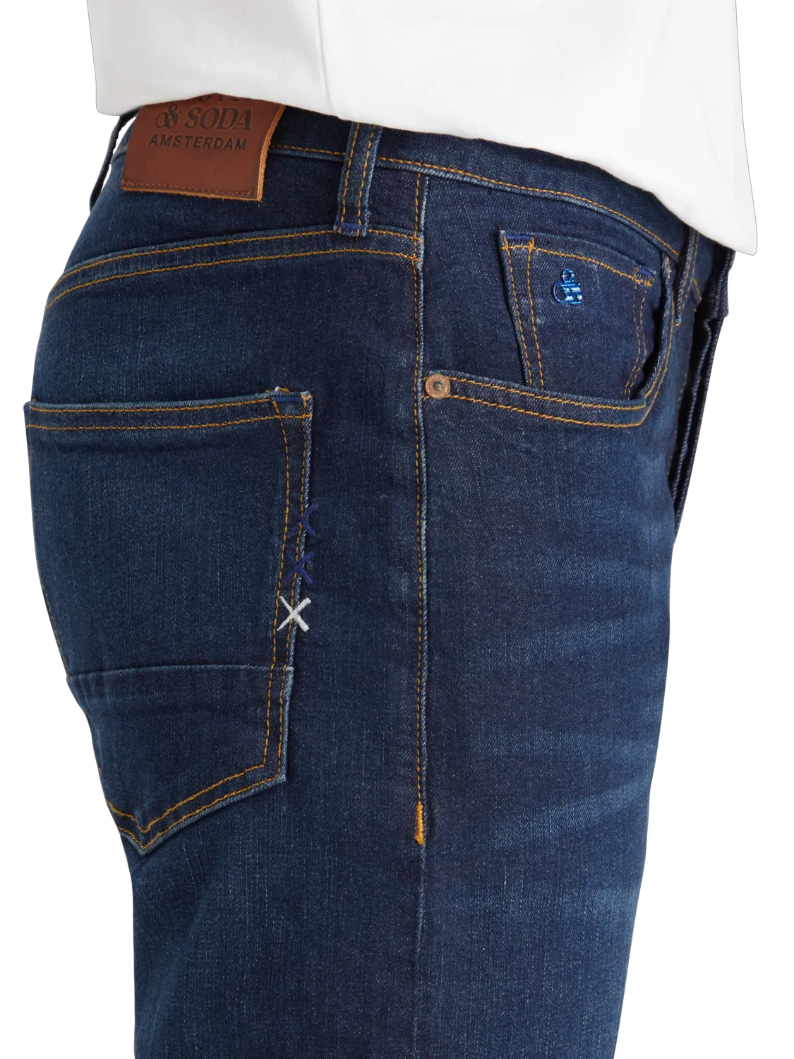 Essentials — Ralston Regular Slim Jeans | Beaten Blue