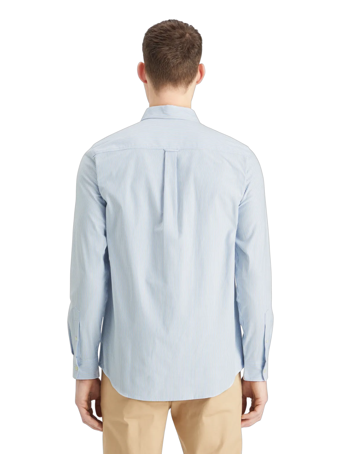 Essentials — Oxford Stripe Button Down Shirt