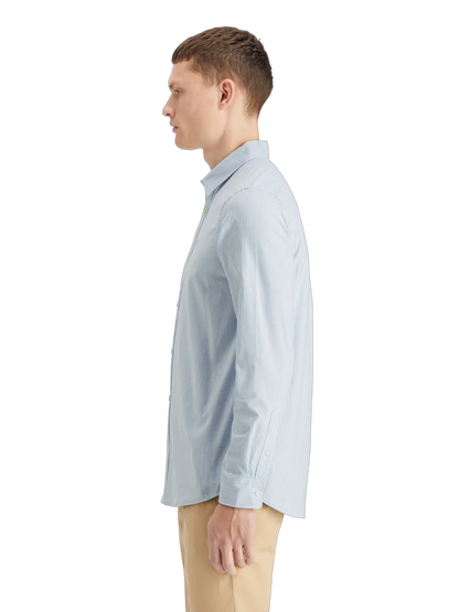 Essentials — Oxford Stripe Button Down Shirt