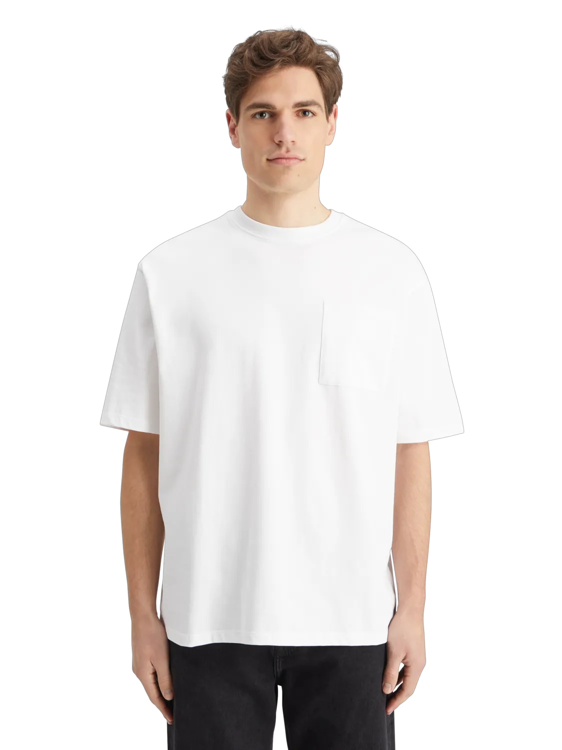 Essentials — Loose-Fit Front Pocket T-Shirt