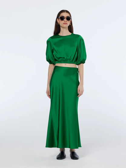 Midi Bias Skirt