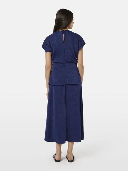 Satin Jacquard Top