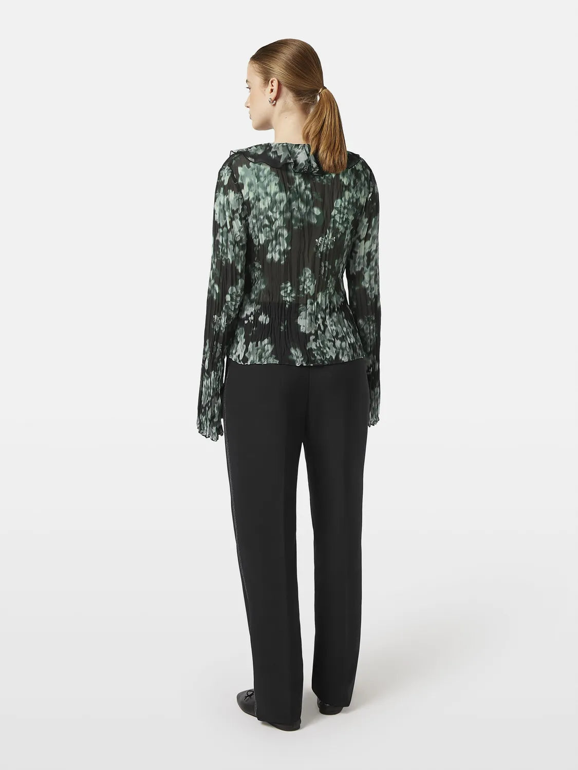 Floral Printed Ruffle Top