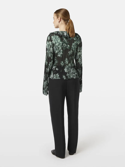 Floral Printed Ruffle Top
