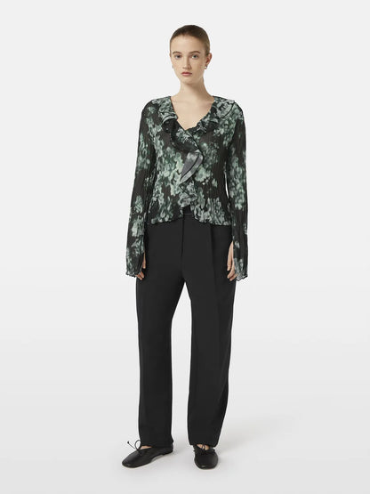 Floral Printed Ruffle Top