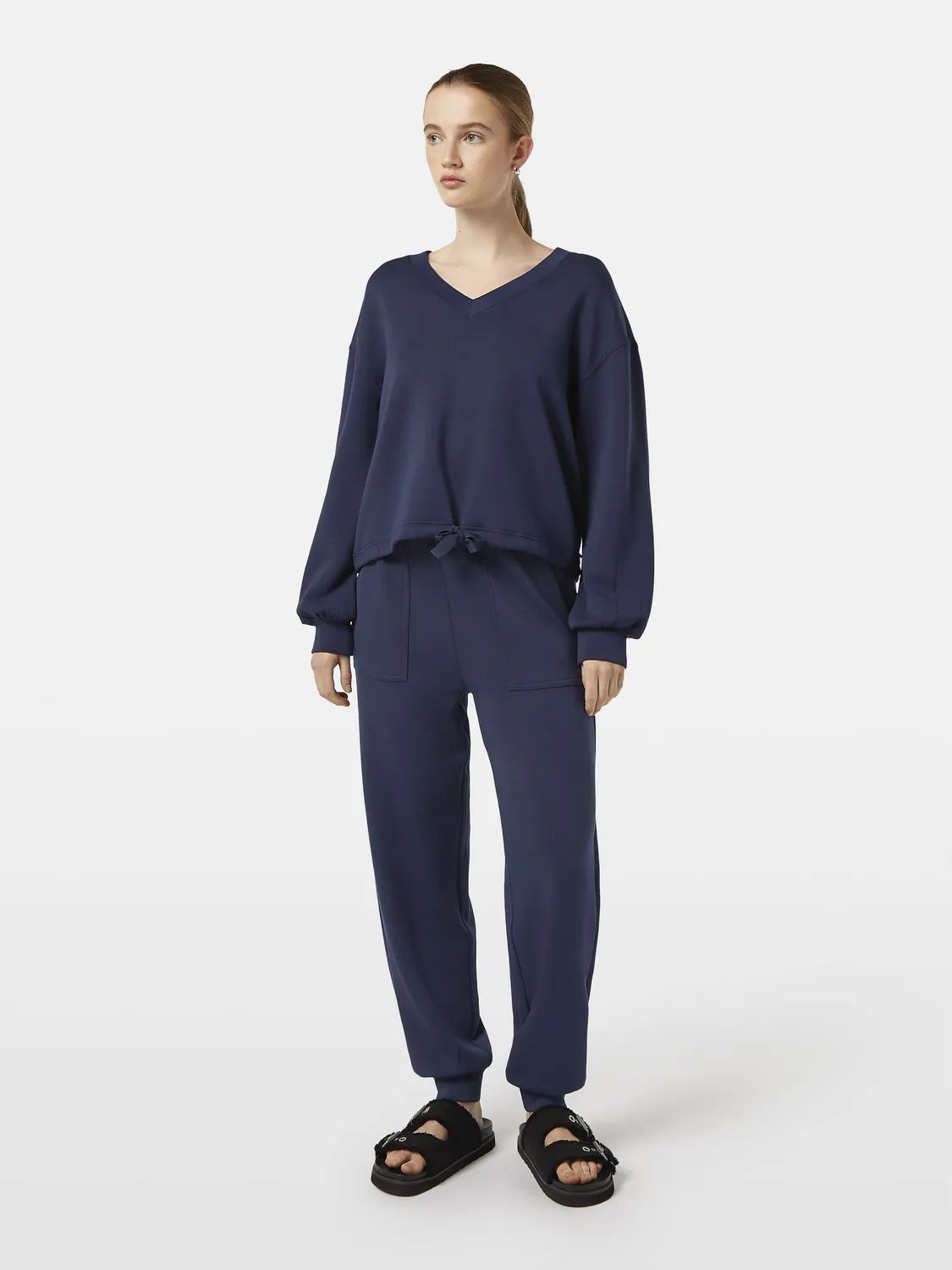 V-Neck Modal Sweatshirt