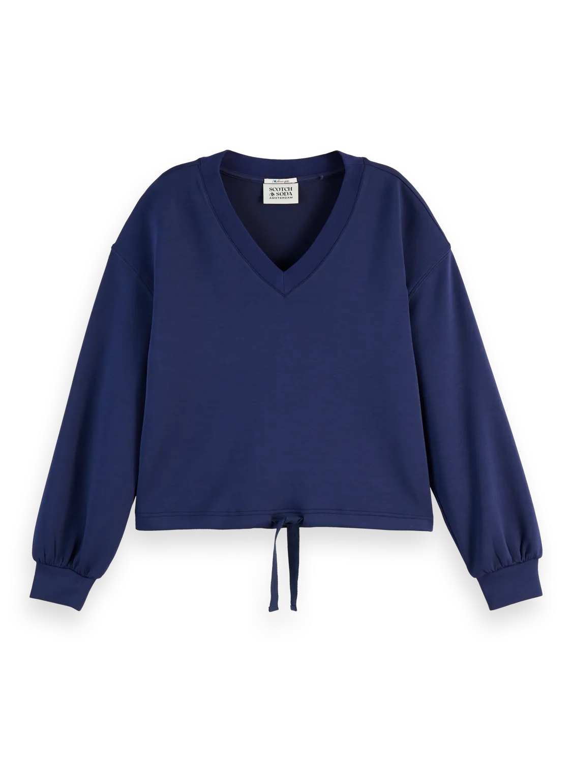 V-Neck Modal Sweatshirt