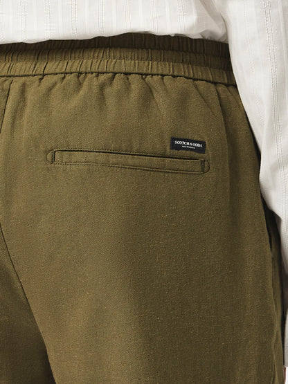 Warren Cotton Linen Straight Jogger