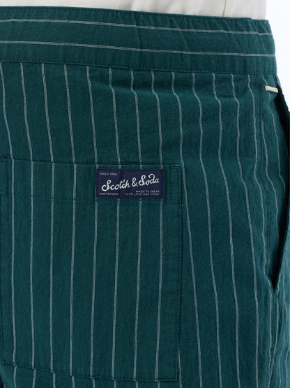 Fave Sporty Cotton-Blend Pinstripe Jogger