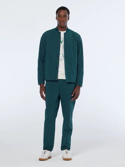Fave Sporty Cotton-Blend Pinstripe Jogger