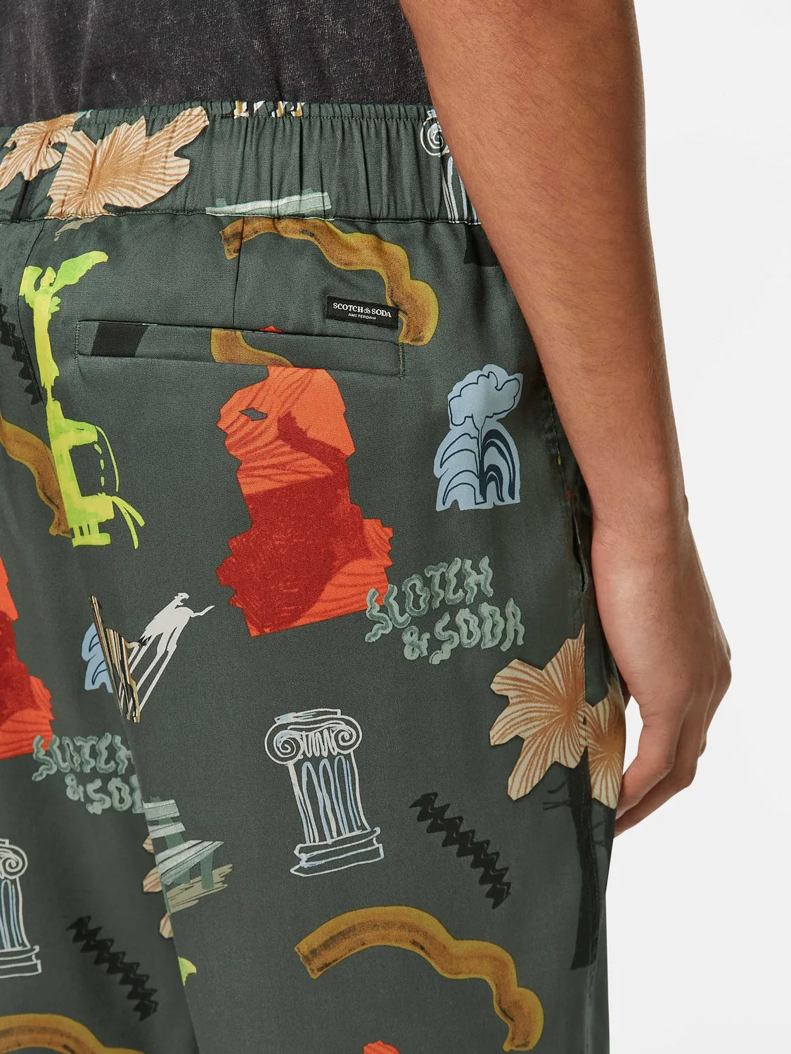 Fave Park Printed Relaxed Fit Bermuda Short