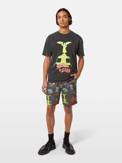 Fave Park Printed Relaxed Fit Bermuda Short