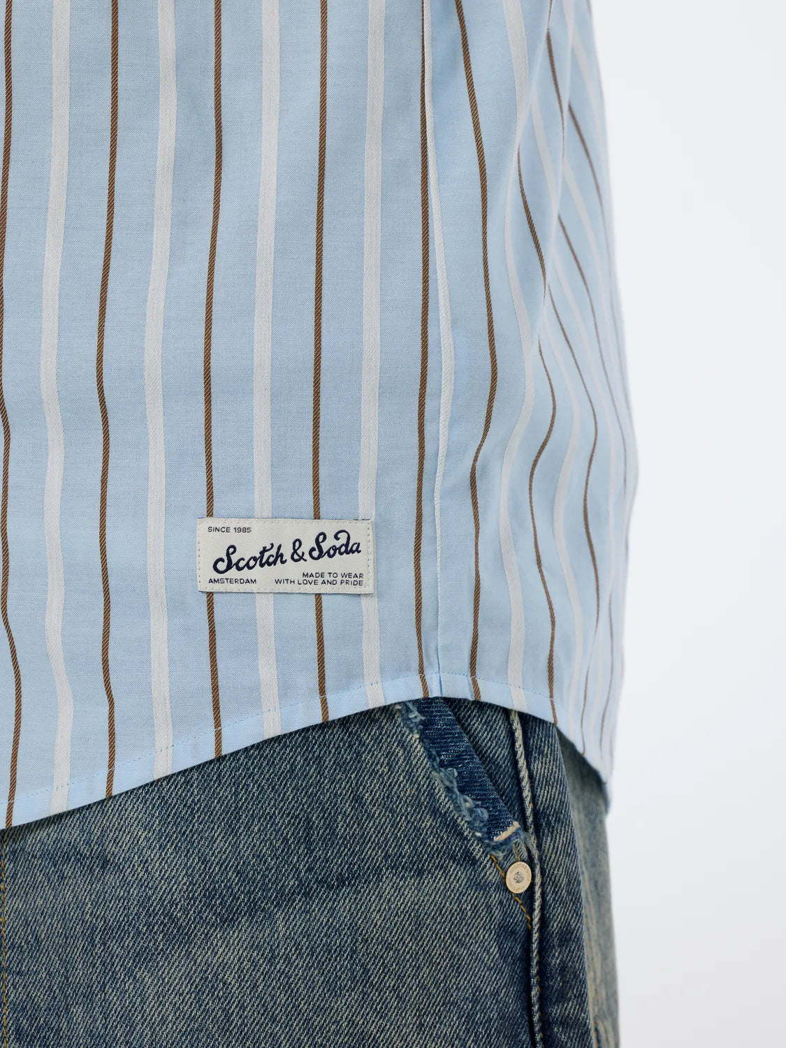 Regular Fit Dobby Stripe Shirt