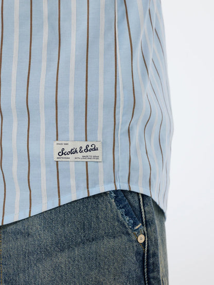 Regular Fit Dobby Stripe Shirt