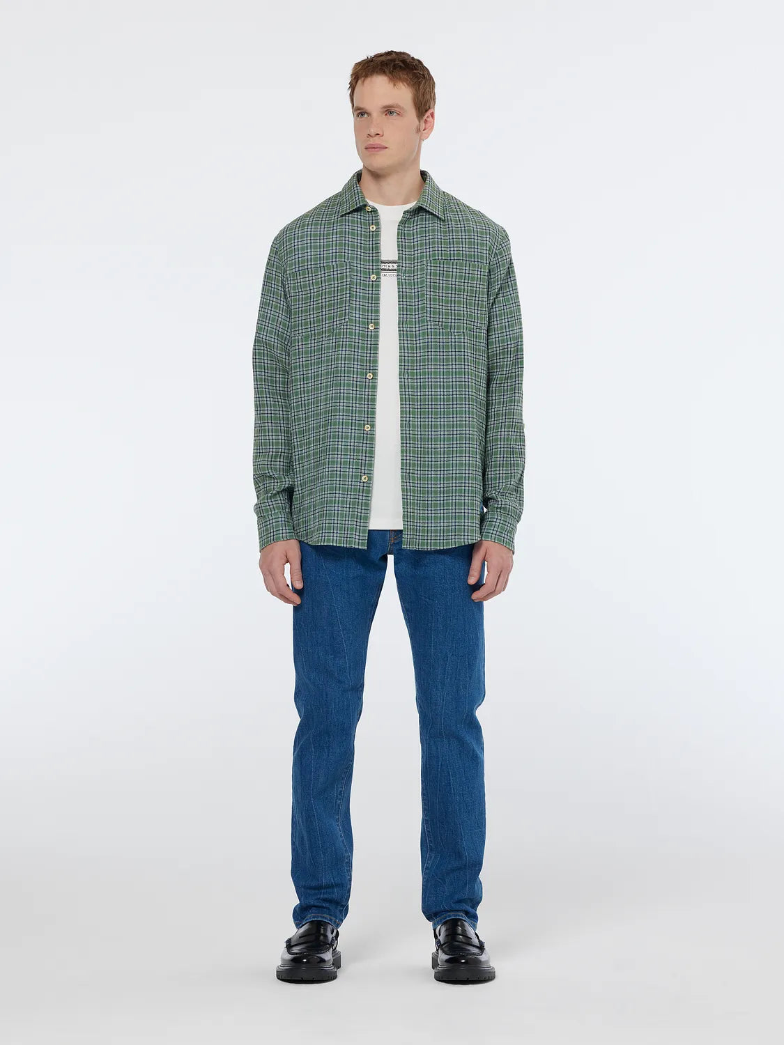 Regular Fit Double Face Check Shirt