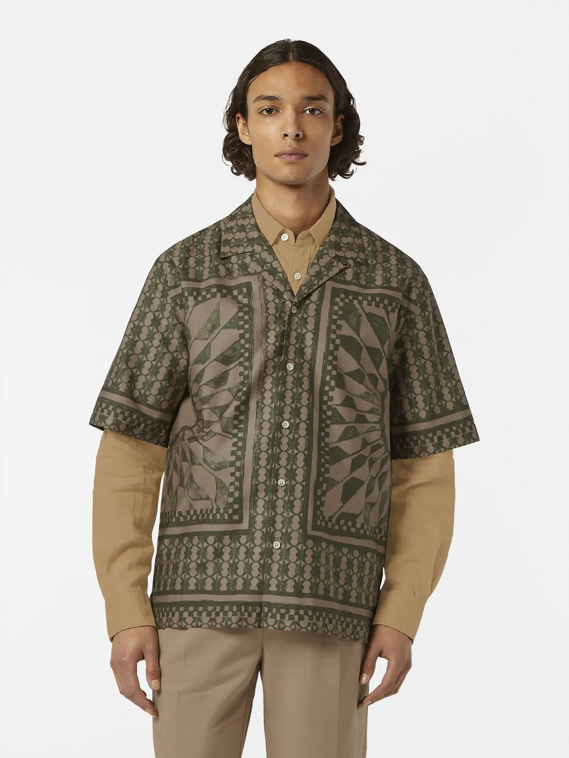 Relaxed Fit Placed Print Shirt