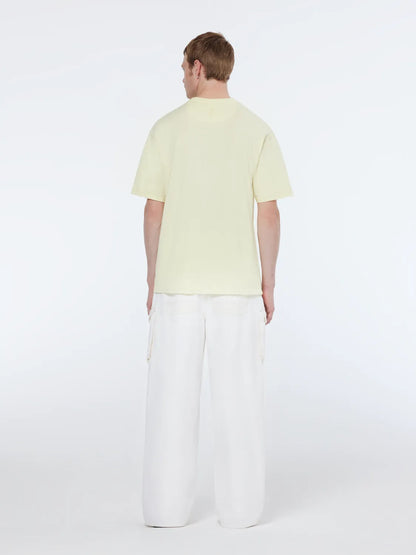 The Daze Loose Fit Cargo Jeans | Faded White