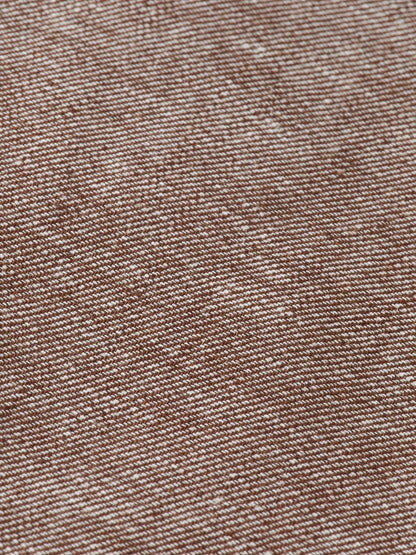 Single-Breasted Cotton-Linen Blazer
