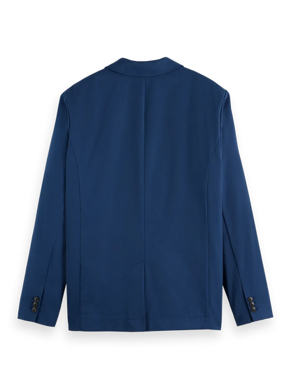 Single-Breasted Relaxed Viscose-Blend Blazer
