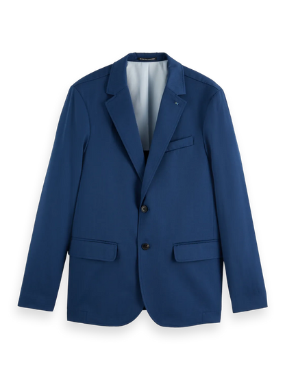 Single-Breasted Relaxed Viscose-Blend Blazer