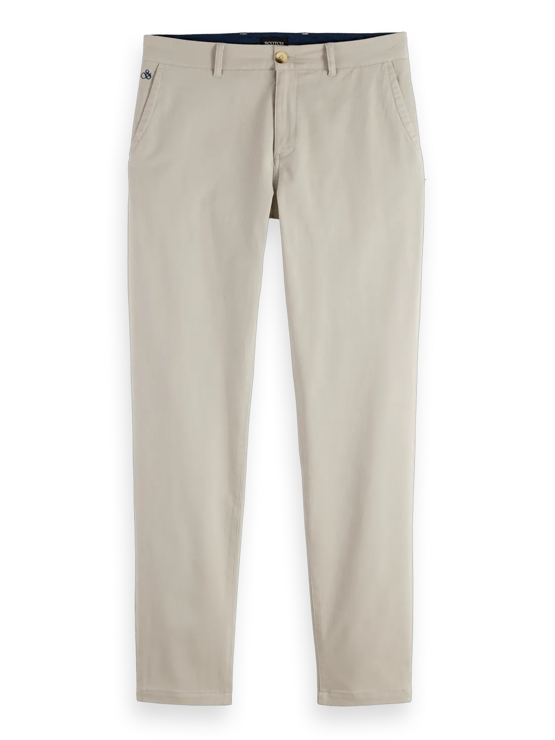 Stuart Washed Cotton-Blend Twill Chino