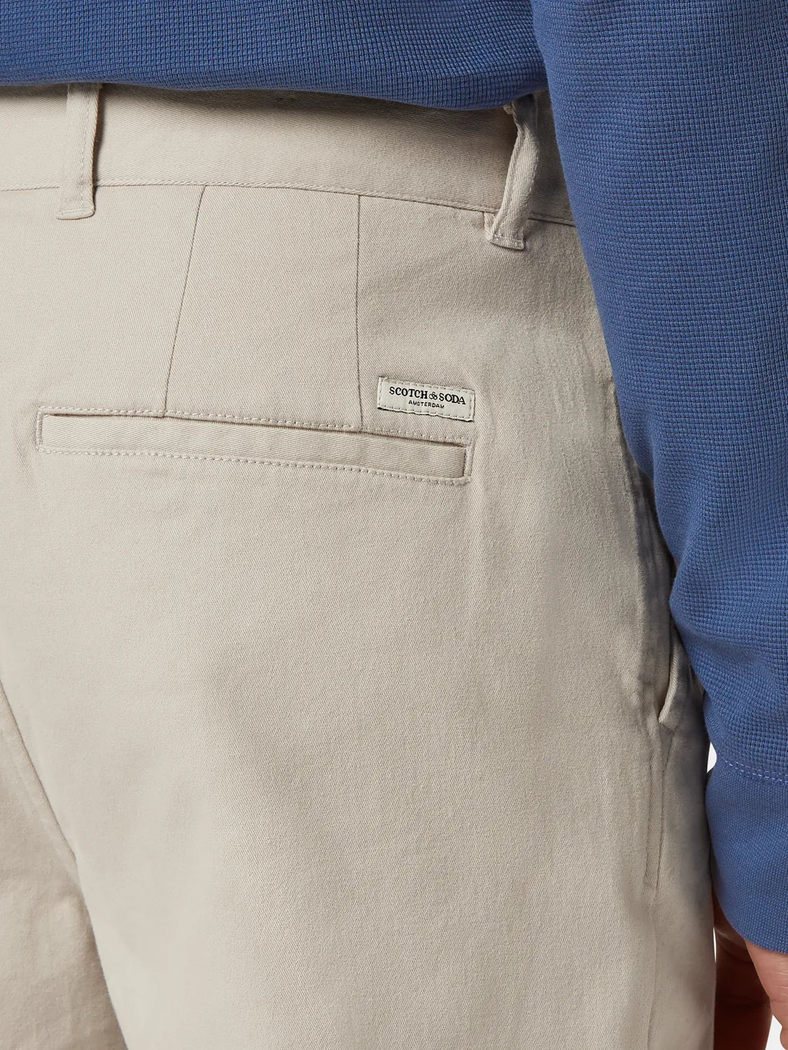 Stuart Washed Cotton-Blend Twill Chino