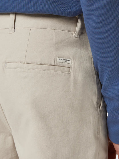 Stuart Washed Cotton-Blend Twill Chino