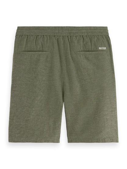 Fave Cotton-Linen Twill Bermuda