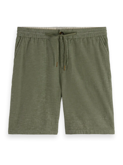Fave Cotton-Linen Twill Bermuda